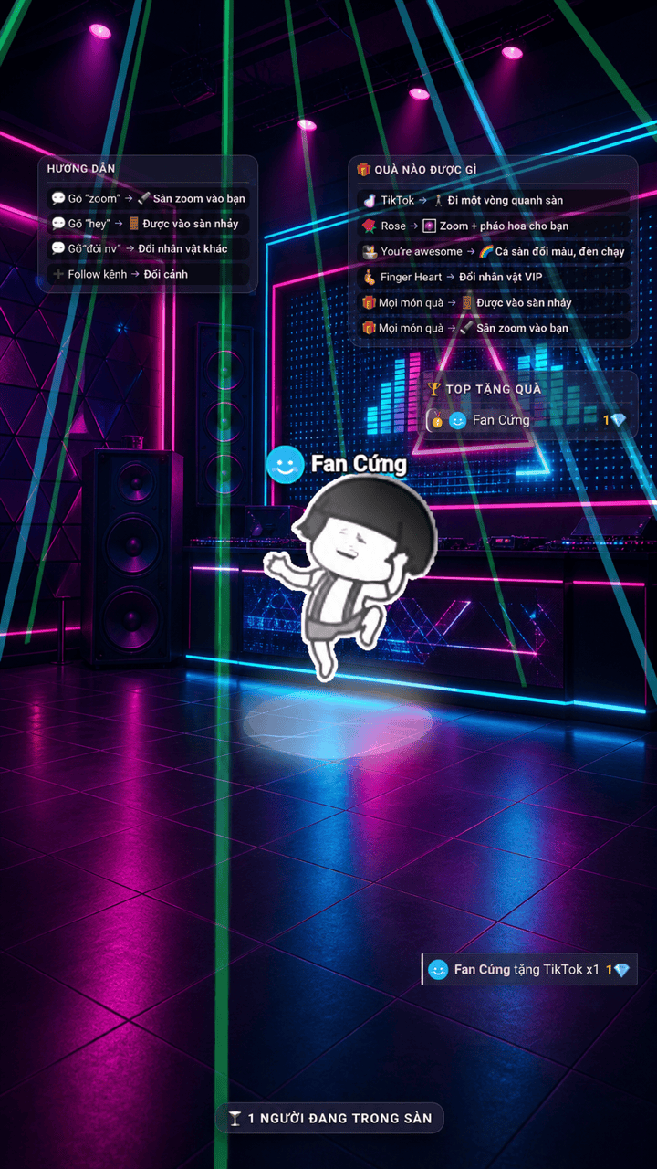 Overlay Live Bar đang chạy trong OBS